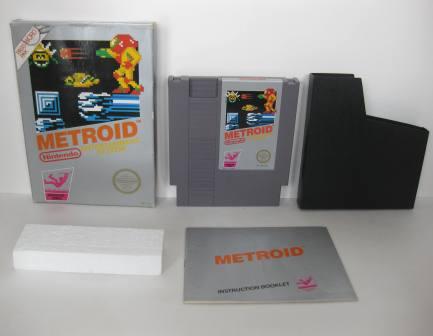 Metroid (Silver Label) (CIB) - NES Game